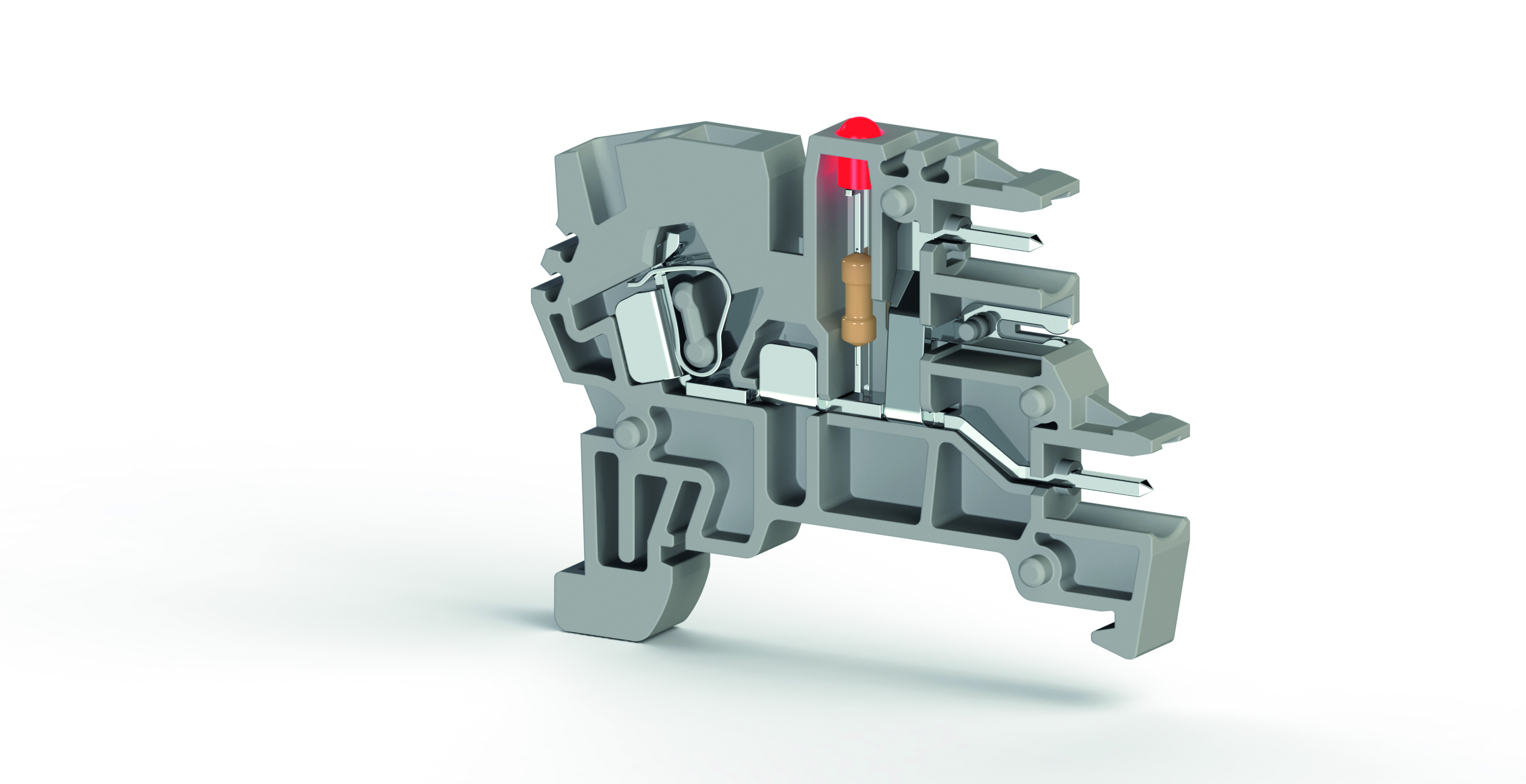 PCY 2,5EL GREY 24 VAC